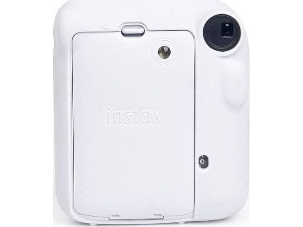 LoveInstant etui/futteral til Fujifilm Fuji Instax Mini 12, silikon, hvit