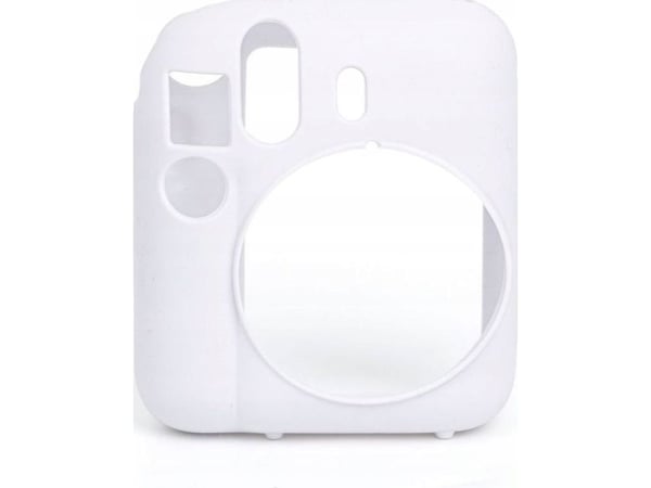 LoveInstant etui/futteral til Fujifilm Fuji Instax Mini 12, silikon, hvit