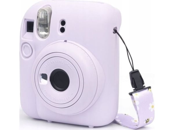 LoveInstant etui til Fujifilm Fuji Instax Mini 12 / silikon / lilla