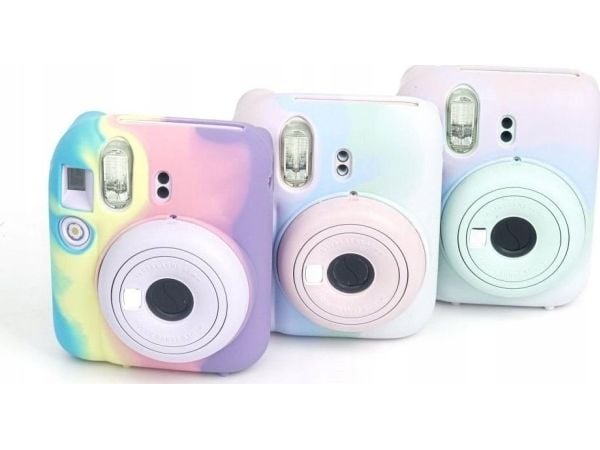 LoveInstant etui/futeral til Fujifilm Instax Mini 12 i silikon pastellfarger
