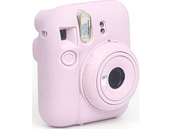 Fodral LoveInstant för Fujifilm Fuji Instax Mini 12, silikon, rosa