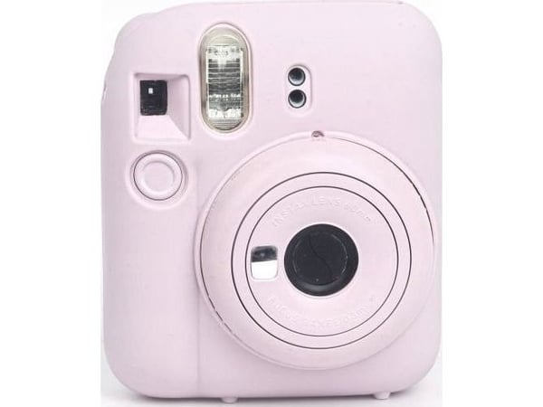 Fodral LoveInstant för Fujifilm Fuji Instax Mini 12, silikon, rosa