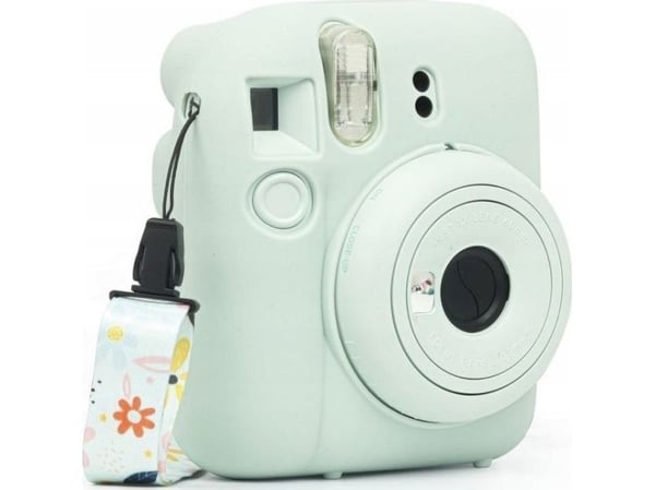 LoveInstant etui/cover til Fujifilm Fuji Instax Mini 12 (silikon) / grønn