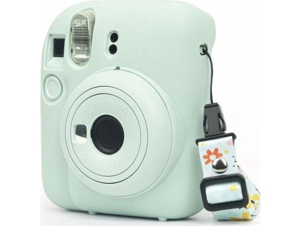 LoveInstant fodral/etui till Fujifilm Fuji Instax Mini 12 (silikon) / grön