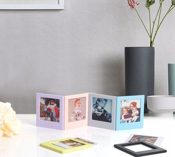 LoveInstant magnetramme til kjøleskap for Fuji Instax Square Sq Link/Sq1/Sq6/Sq10/Sq20 (svart)