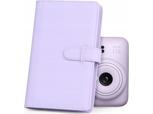 Fodral LoveInstant fotoetui till Fuji Instax Mini 12 + album 108x, lila