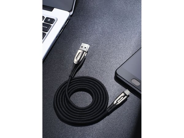 USB-kabel Joyroom USB-A til microUSB 1,2 m svart (S-M411 1.2m Micro)