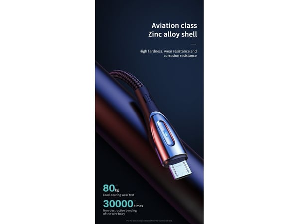 USB Joyroom-kabel USB-A till microUSB 2 m svart (S-M411 2m Black)
