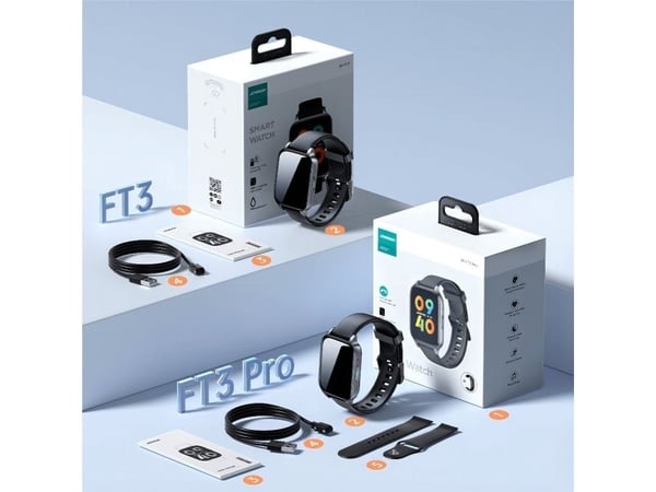Smartklokke Joyroom FT3 Pro Fit-Life svart (JR-FT3 Pro)