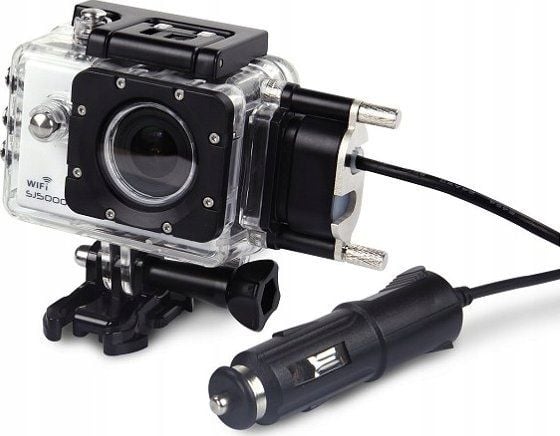 SJCAM SJ5000x vedenpitävä kotelo motopyörän kiinnityssarja