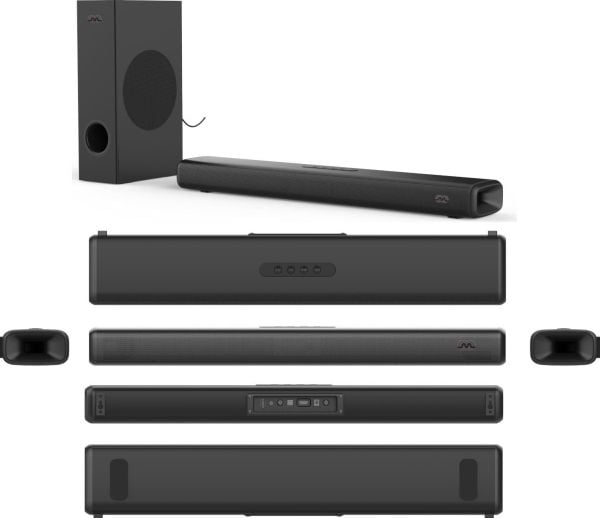 Namų biografsystem Mozos Soundbar, Juodas