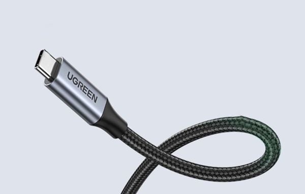 Ugreen USB-C - USB-C USB-kaapeli 0,5 m musta (80810B)