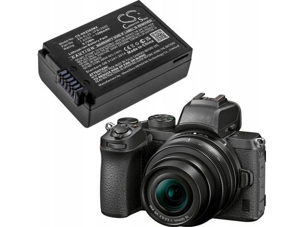 Cameron Sino akkumulator batteri EN-EL25 til Nikon Z50 / Z50 Zfc / Z30 / Z Fc