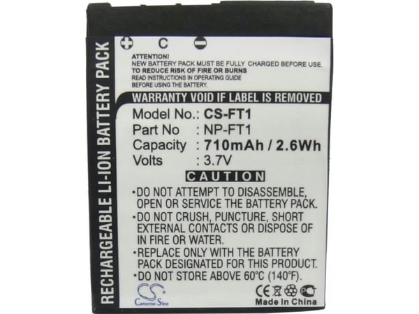 Rechargeable Battery Cameron Sino Rechargeable Battery Type Np-ft1/Npft1 For Sony/Cs-ft1
