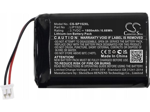 Cameron Sino batteri til Dualshock 4 / CS-sp152xl for Sony PS4, til kontroller