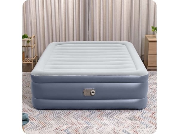 Bestway 6713I / 23, Dubbelmadrass, Queen size-säng, Rektangel, inomhus, Inbyggd luftpump
