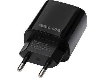 Beline nettlader 30W GaN USB-C + USB-A, svart