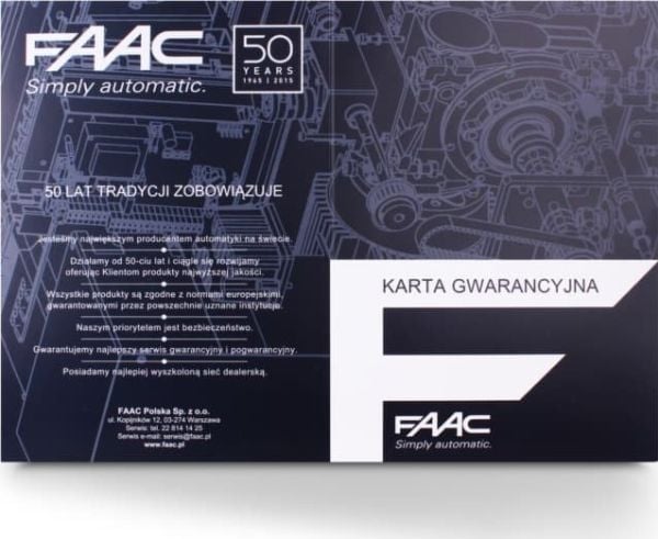 Faac Delta 3 - FAAC 741 900 kg:n liukuportteja varten