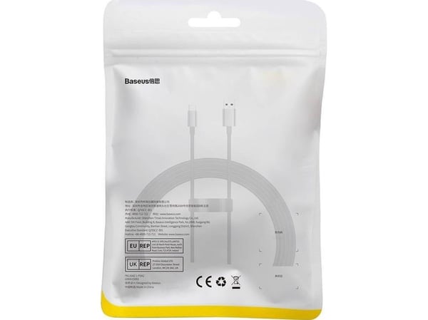 Baseus USB-A till USB-C-kabel 2 m svart (P10320102114-02)