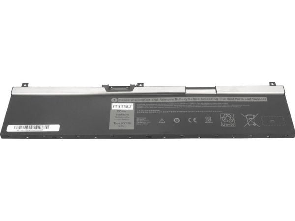 Bateria Mitsu Bateria NYFJH do Dell Precision 7530 7540 7540 7740