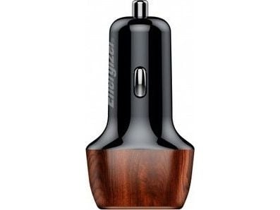 Energizer Ultimate laddare – bil-laddare USB-C & USB-A 38W PD + QC3.0 (Walnut)
