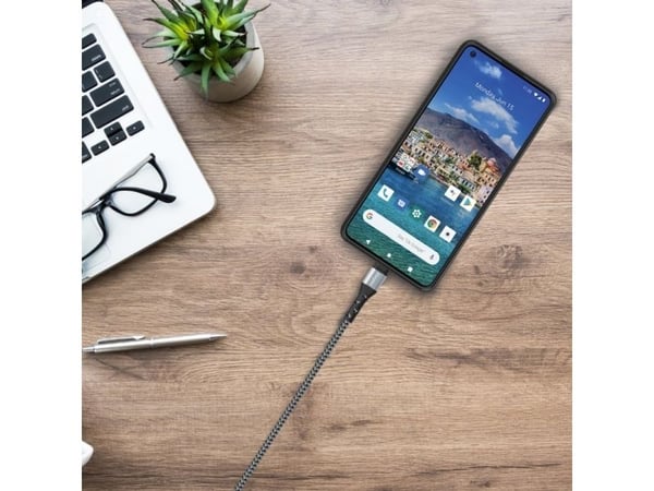 Energizer Ultimate - USB-A USB-C liitäntäkaapeli 2m (hopea)