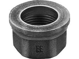RÖRELSER Dubbel nippel (ändstycke) 1 1/4" svart