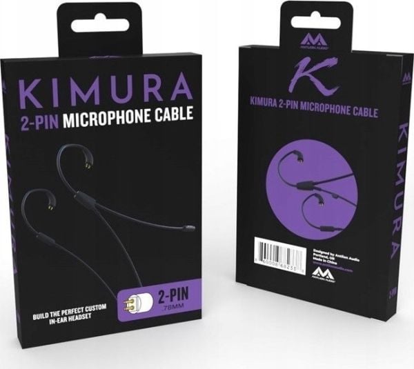 Kabel AntLion Audio Antlion Audio Kimura - 2-pins hodetelefonkabel med mikrofon