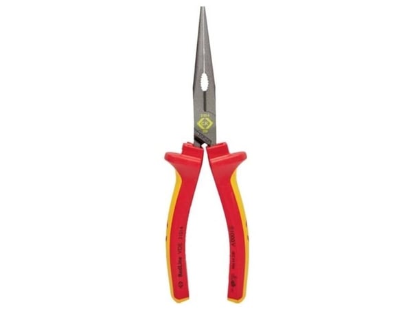 C.K Tools 431014, Nesetang, Stål, Oransje, Rød, 20 cm
