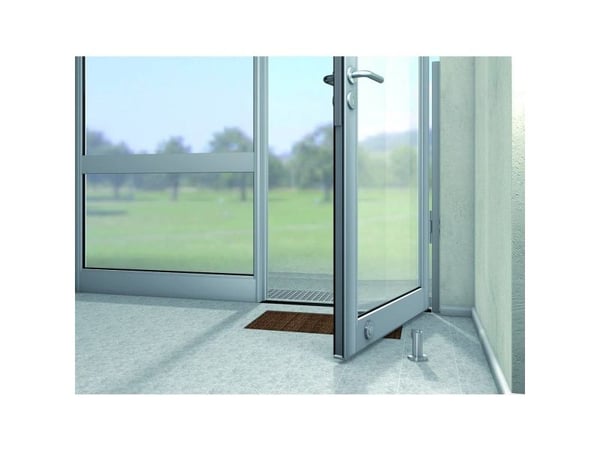 Basi 7704-0024 dørstopper i rustfritt stål