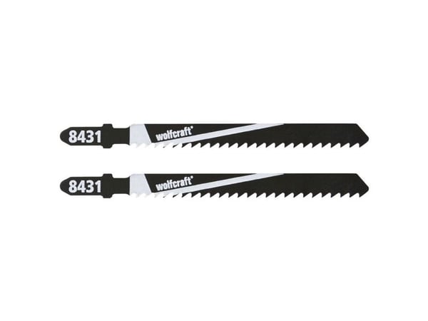 wolfcraft GmbH 8431000, Stikksagblad, Mykt tre, High Carbon Steel (HCS), 7,5 cm, 3 mm, 4 cm