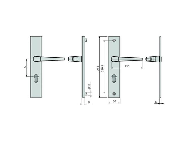 Basi 7910-0101 skyddsbeslag i massivt material