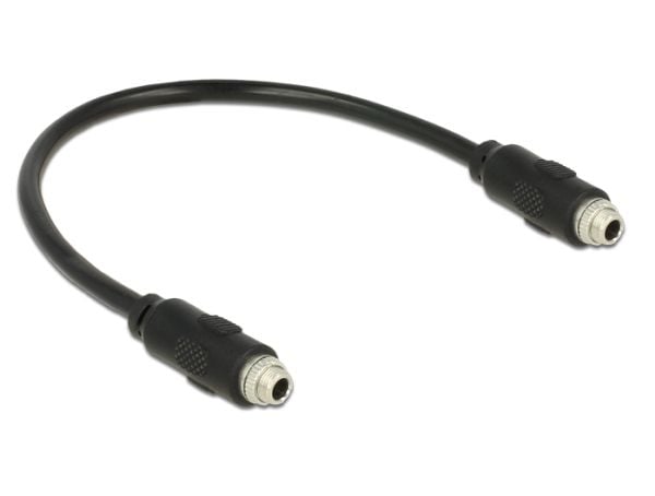 Delock - Audioadapter - mini-phone stereo 3.5 mm hunn til mini-phone stereo 3.5 mm hunn - 25 cm - svart