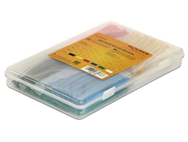DeLOCK 86278, Kaapelihylly, Musta, Sininen, Vihreä, Punainen, Keltainen, PVC-muovi, 50 kpl