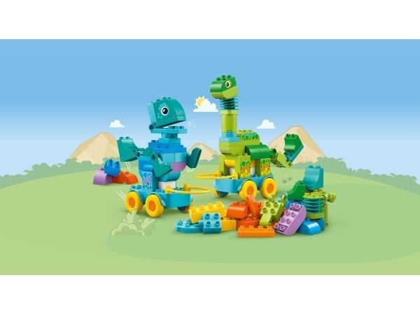 LEGO DUPLO Town 10451 3-i-1 Dinosaurer på hjul