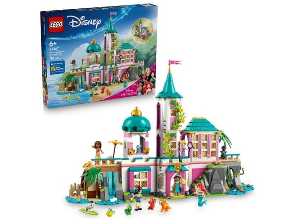 LEGO Disney 43267 Prinsesslott och kungliga husdjur