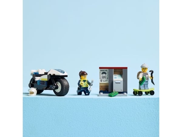 LEGO City 60455 Skurkejakt med motorsykkelpolitiet