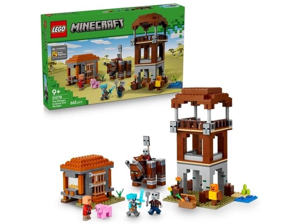 LEGO Minecraft 21278 Røvernes utpost og olmt beist