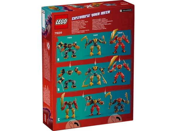 LEGO Ninjago 71839 Arinin Spinjitzu taistelurobotti