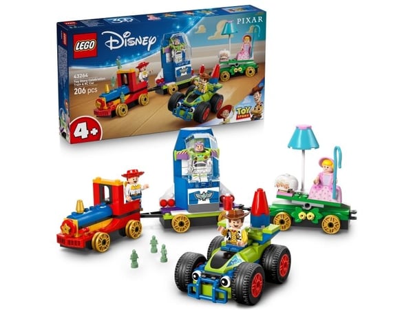 LEGO Disney 43264 Festtog og fjernstyrt bil fra Toy Story