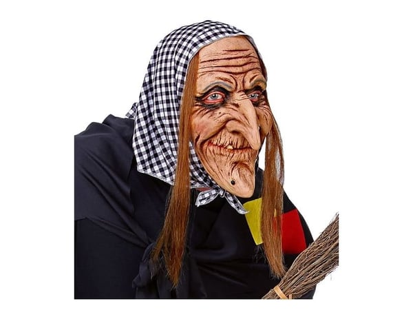Heksemaske med tørklæde