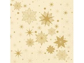 Serviet Duni 40 x 40 cm 3-lag Stargazing Cream,4 pk x 250 stk/krt