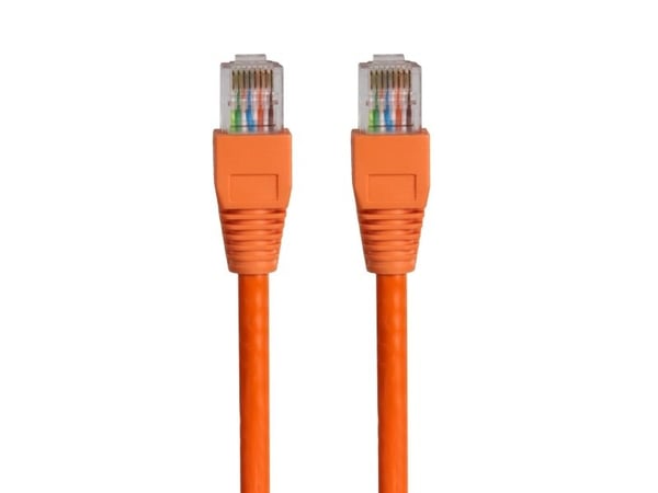 Connectech Cat5e netværkskabel Cross. Orange