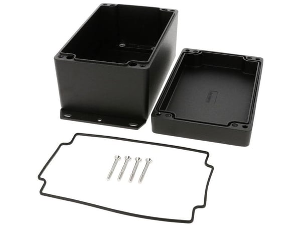 Hammond Electronics 1550Z117FBK universal-kapsling 160 x 100 x 81 støpt aluminium sort 1 stk
