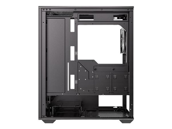Antec AX85 ARGB, Midi Tower, PC, Sort, ATX, ITX, Micro ATX, Plast, Stål, 16 cm