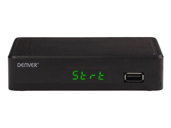 Denver DTB-148, Ethernet (RJ-45), Terrestrial (marksänd), Full HD, DVB-T2, 720p, 1080p, H.265, MPEG1, MPEG2, MPEG4, HE-AAC