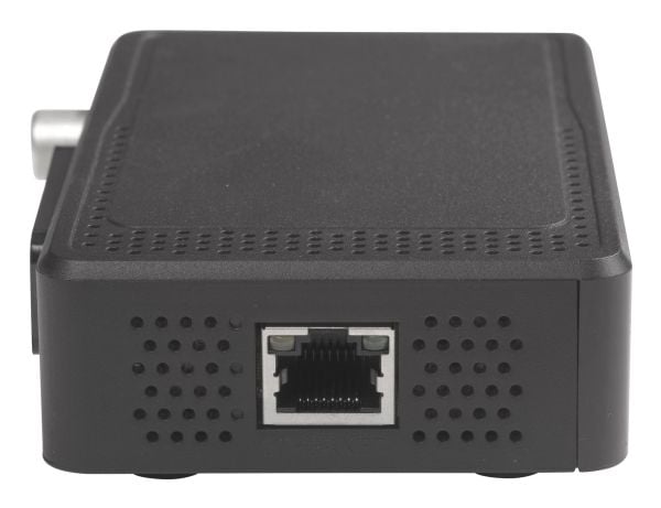 Denver DTB-148, Ethernet (RJ-45), Terrestrial, Full HD, DVB-T2, 720p, 1080p, H.265, MPEG1, MPEG2, MPEG4, HE-AAC