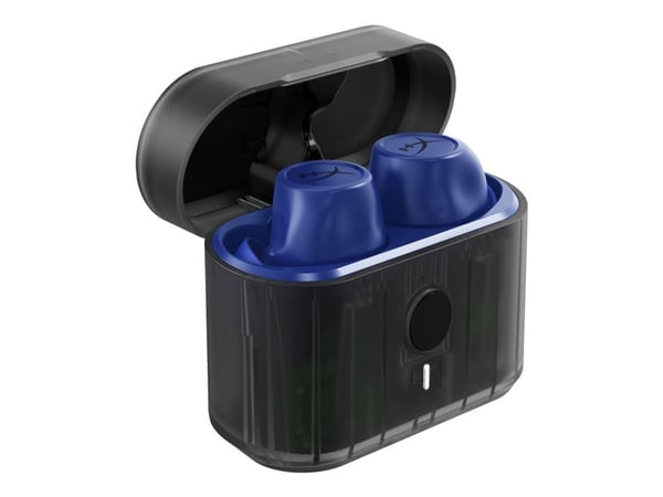 HyperX Cirro Buds Pro - True wireless-hodetelefoner med mikrofon - i øret - Bluetooth - aktiv støydemping - blå