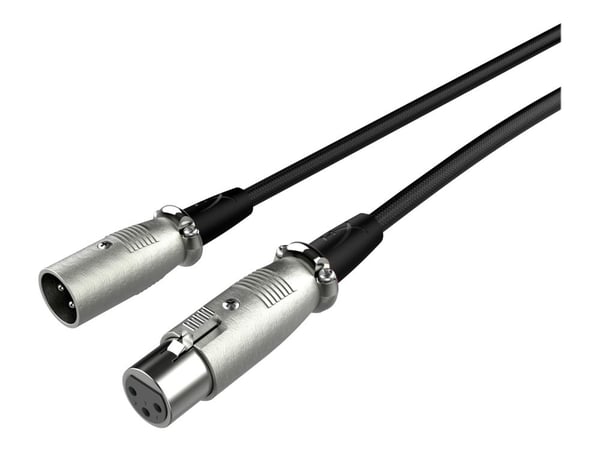 HyperX - Lydkabel - XLR hunn til XLR hann - 3.05 m - svart