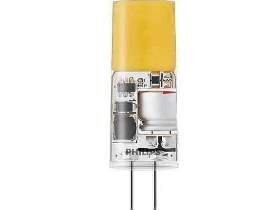 Philips LED - LED-lyspære - form: kapsel - klar finish - G4 - 2.4 W (ekvivalent 28 W) - klasse E - varmt hvitt lys - 2700 K - blank